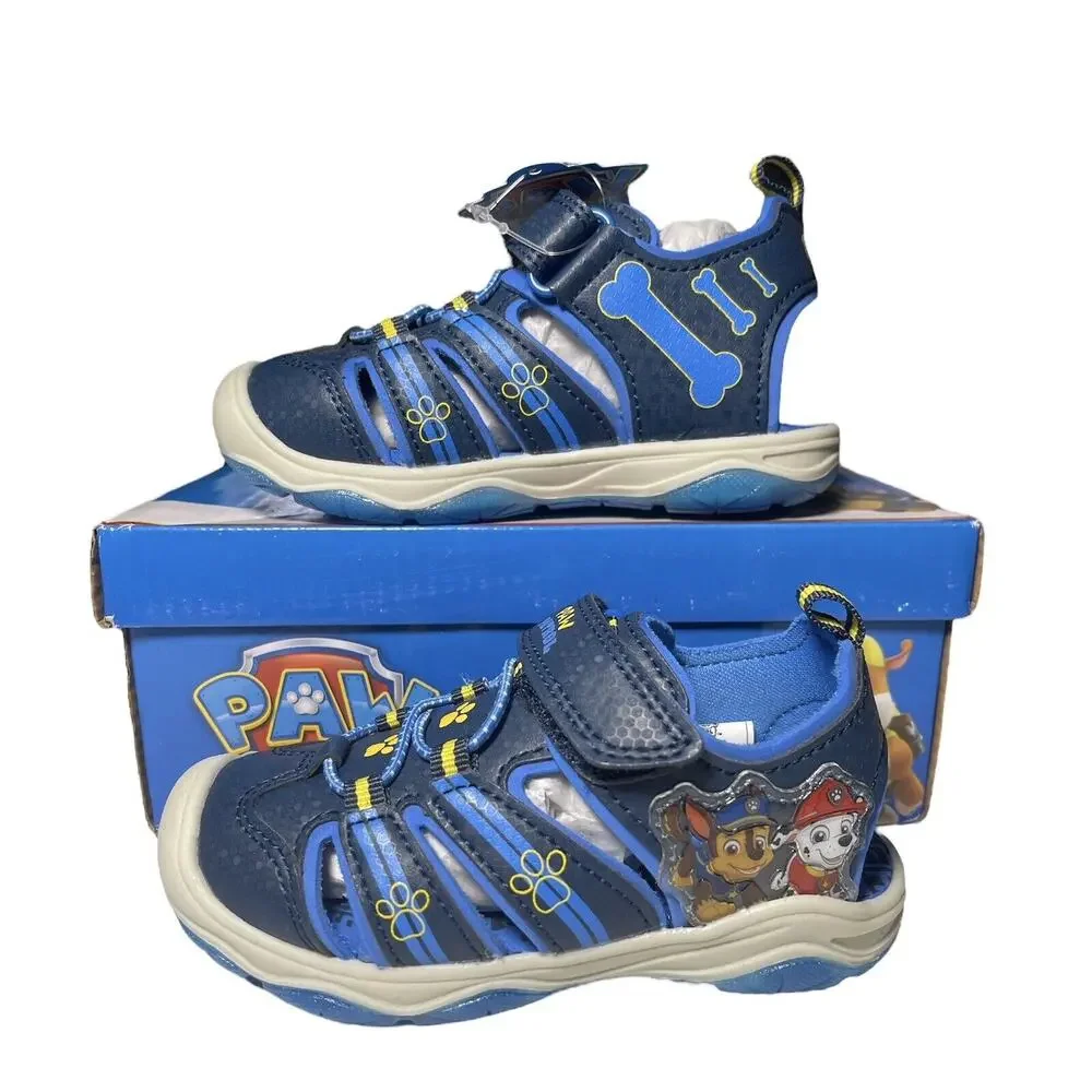 Nickelodeon Paw Patrol Closed Toe Sandals NEW Size 7 Flashing Lights! Toddler